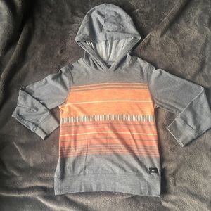Boys Quicksilver hooded Long sleeve.